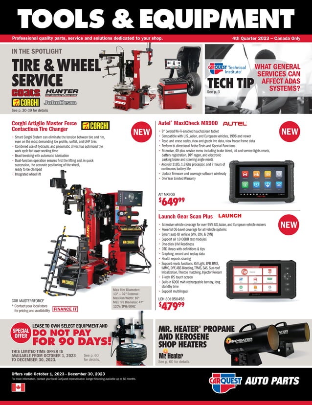 Auto Tools Fyler CarQuest PetesPaint.ca