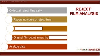 Reject Analysis Database QAQC PDF FILE -TOPRANK RADTECH DEC 2024 EXAM | PDF