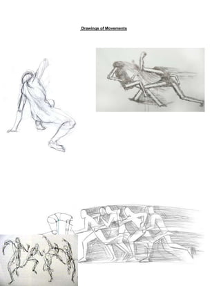 By Sherin Shaju 
Drawings of Movements 
