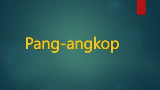 Pang-angkop
 