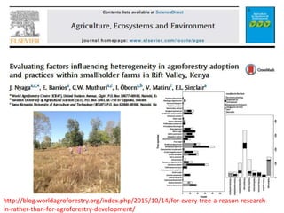 http://blog.worldagroforestry.org/index.php/2015/10/14/for-every-tree-a-reason-research-
in-rather-than-for-agroforestry-development/
 