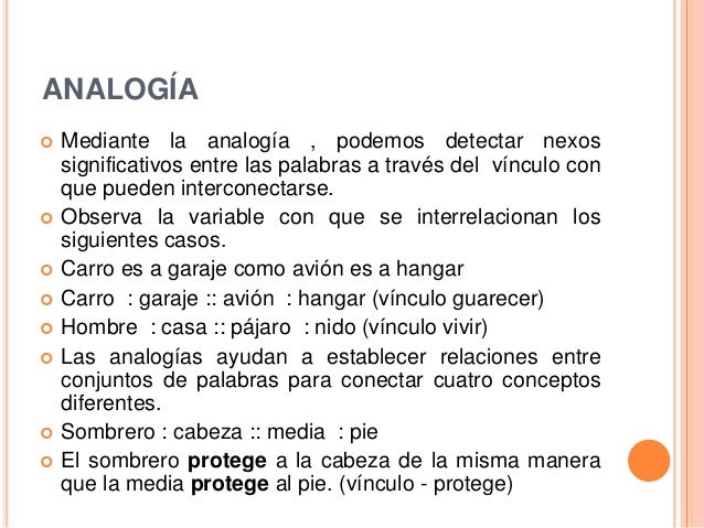 4 que es una analogía 3