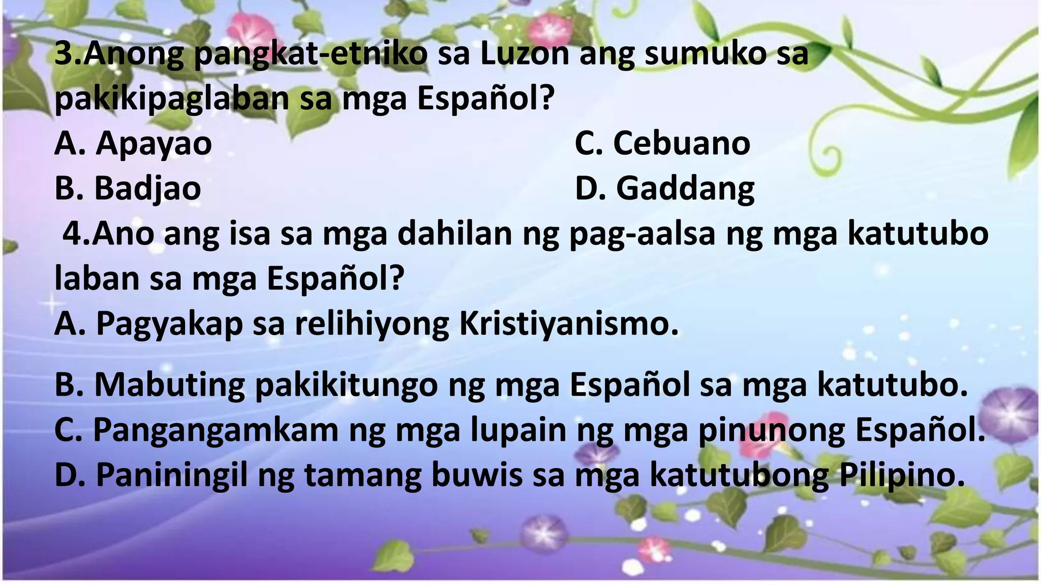 4 Q week 1 Pag-aalsa at Agraryo.pptx