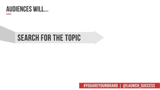 #YOUAREYOURBRAND | @LAUNCH_SUCCESS
 