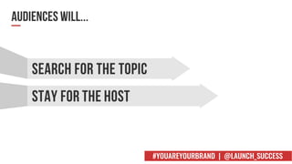 #YOUAREYOURBRAND | @LAUNCH_SUCCESS
 