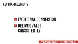 #YOUAREYOURBRAND | @LAUNCH_SUCCESS
 