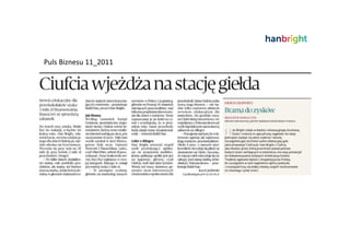 Puls	
  Biznesu	
  11_2011	
  
 