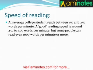 4 Reading Skills. Helps in oral exams of academics | PDF