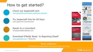 4 REASONS TO LEAVE YOUR LEGACY REPORTING SOLUTION FOR JASPERSOFT | PPTX