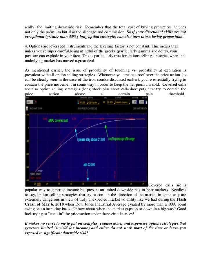 Options trading is dangerous