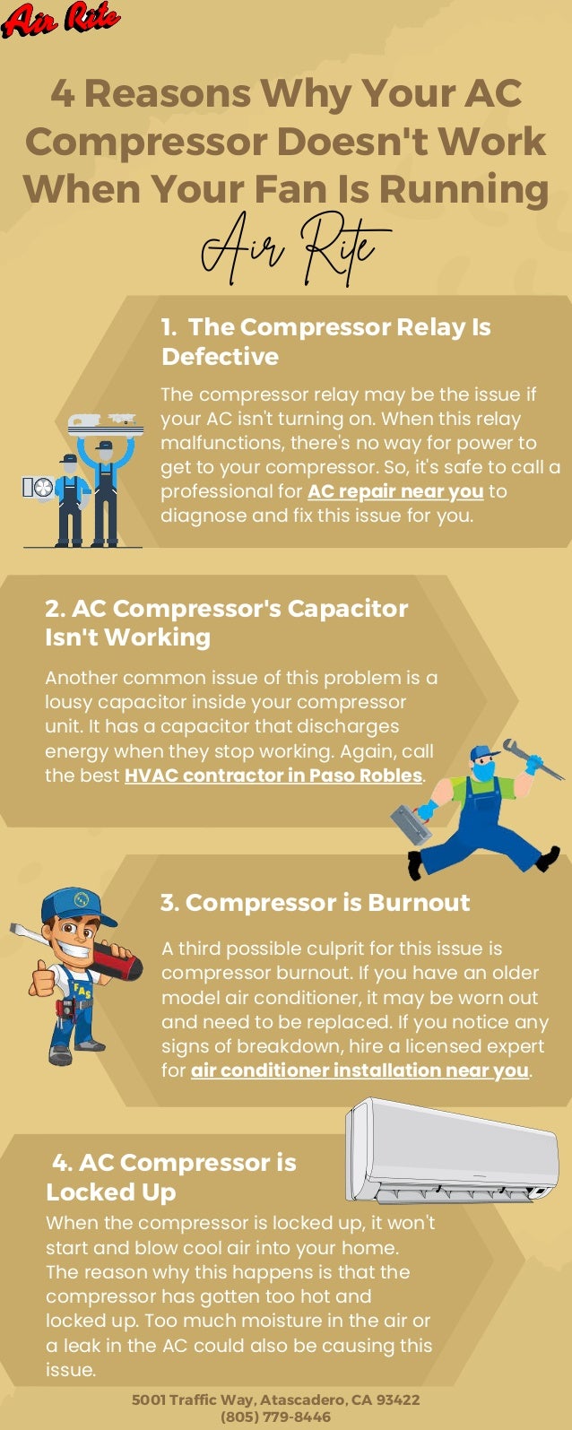4 Reasons Why Your AC Compressor Doesn't Work When Your Fan Is Running
