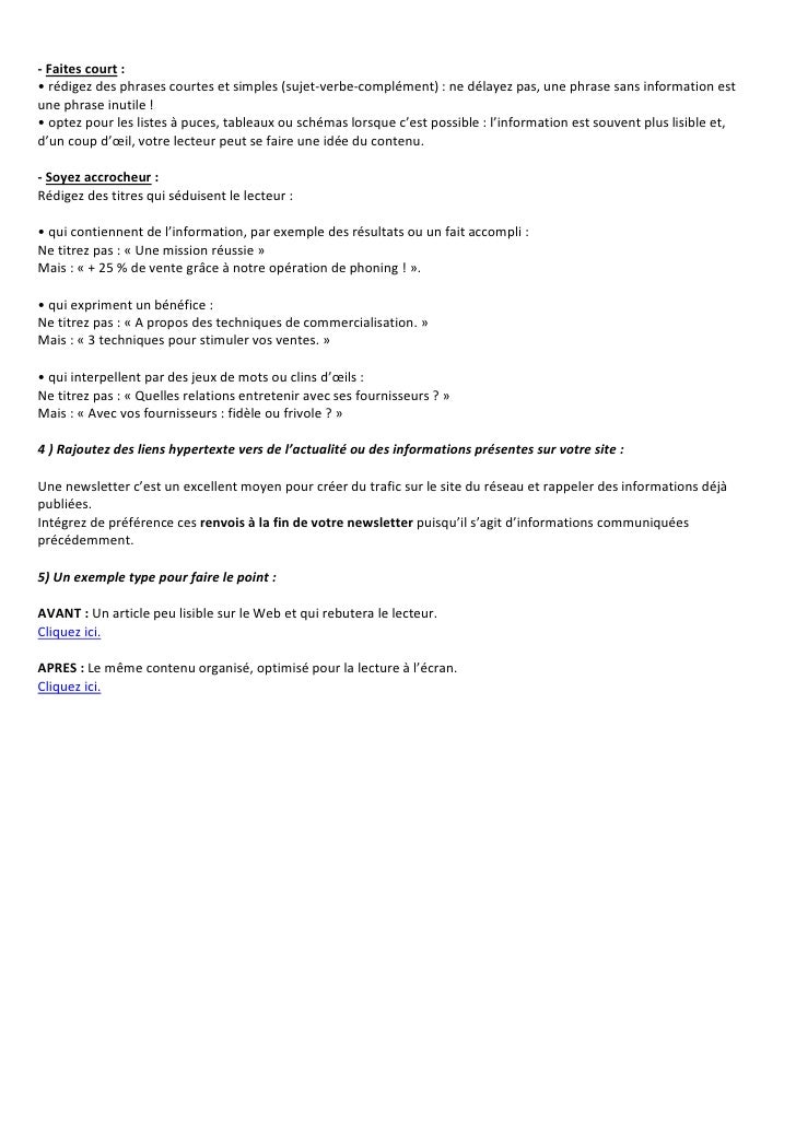 4 Regles D Or Pour Etre Lu