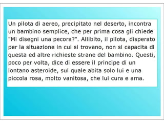 Piccolo Principe IV Riolo
