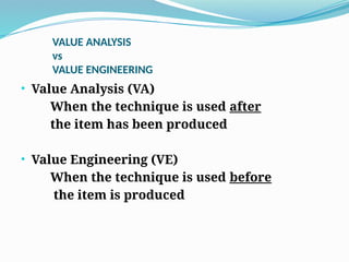 Elements of Risk management and Value Engineering | PPTX