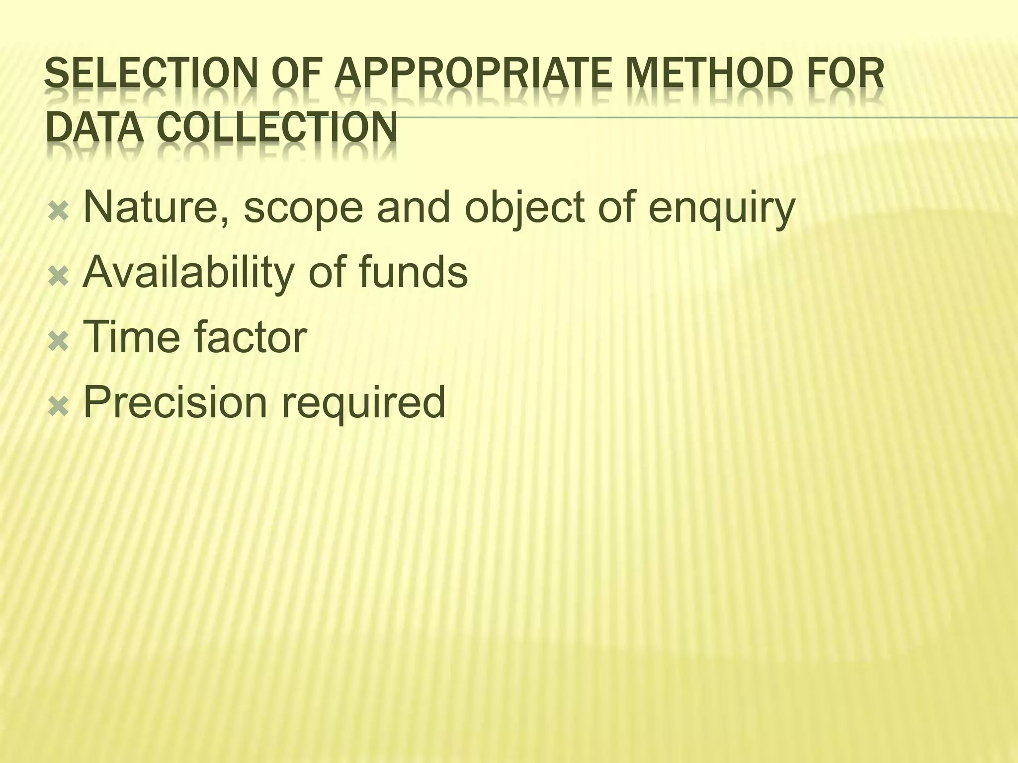 Data collection methodology | PPTX