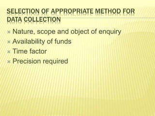 Data collection methodology | PPTX