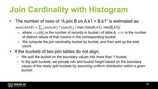 Cardinality Estimation through Histogram in Apache Spark 2.3 with Ron ...