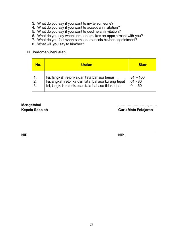 Rpp Bahasa Inggris Sma Invitation.Rpp Bahasa Inggris Sma 