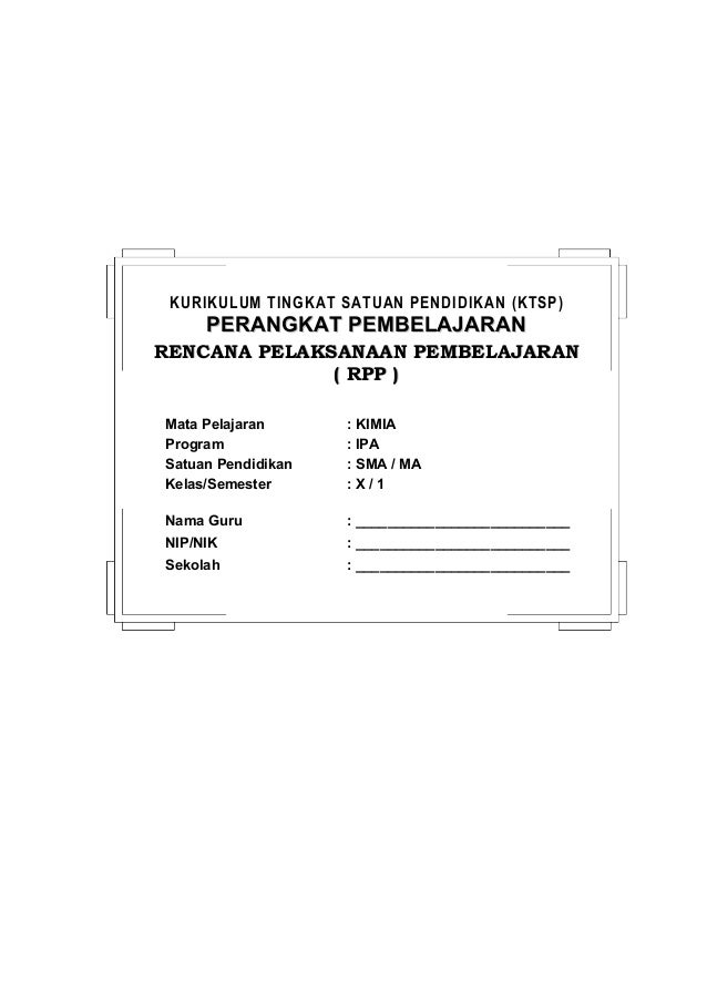 Kimia Sma Jl Ktsp - 4 Rpp Kimia X Xi Xii Sma Berkarakter 2011 2012 kimia sma jl ktsp 4 rpp kimia x xi xii sma berkarakter 2011 2012