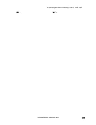 KTSP Perangkat Pembelajaran Tingkat SD, MI, DAN SDLB

NIP :

NIP :

Rencana Pelaksanaan Pembelajaran (RPP)

293

 