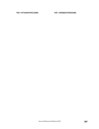 NIP :197101051994122002 NIP :196506021992022002
Rencana Pelaksanaan Pembelajaran (RPP) 267
 