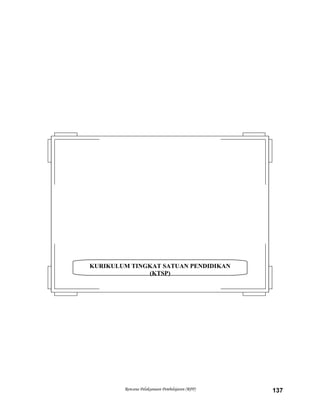 Rencana Pelaksanaan Pembelajaran (RPP) 137
KURIKULUM TINGKAT SATUAN PENDIDIKAN
(KTSP)
 