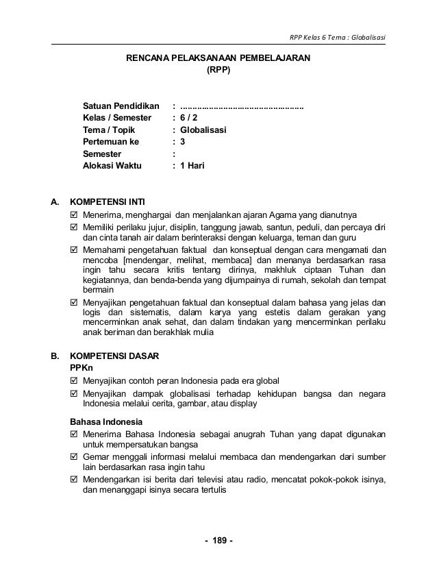 [4] rpp sd kelas 6 globalisasi