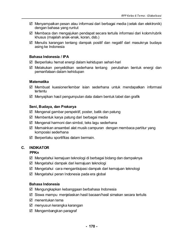 [4] rpp sd kelas 6 globalisasi
