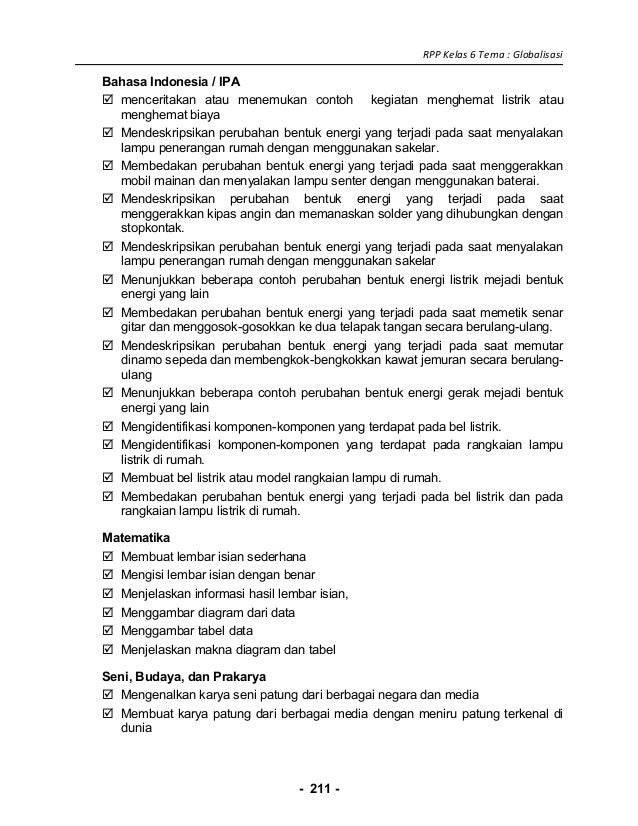 4 rpp sd kelas 6 globalisasi 4 rpp sd kelas 6 globalisasi