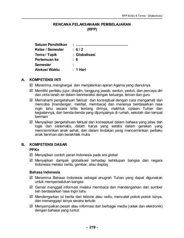 [4] rpp sd kelas 6 globalisasi