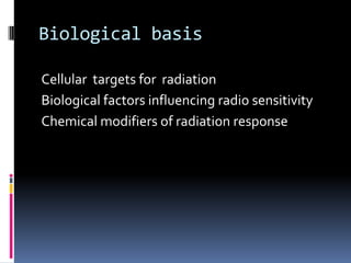 4 r’s of radiobiology | PPTX