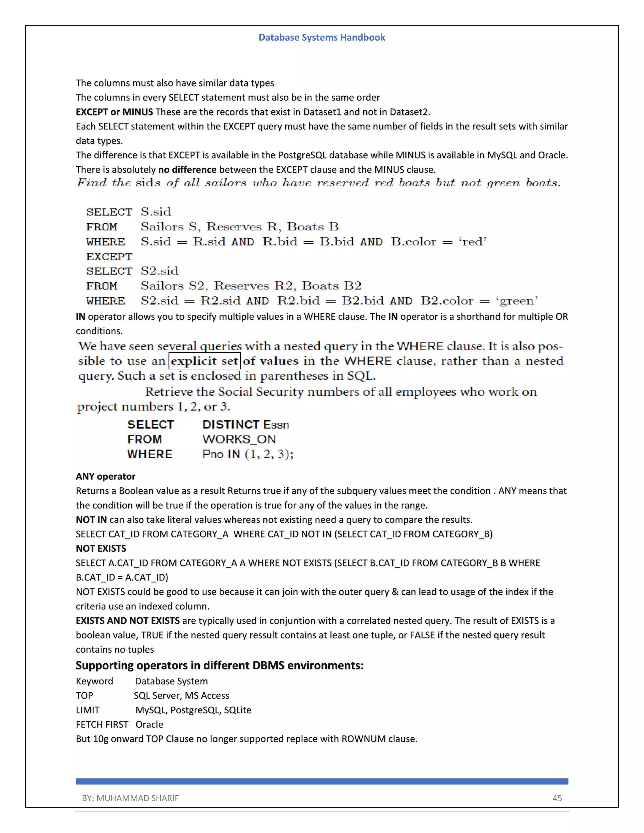 4rth Complete book Database systems Handbook dbms rdbms by Muhammad ...