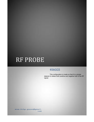 4s6ggs RF Probe | PDF