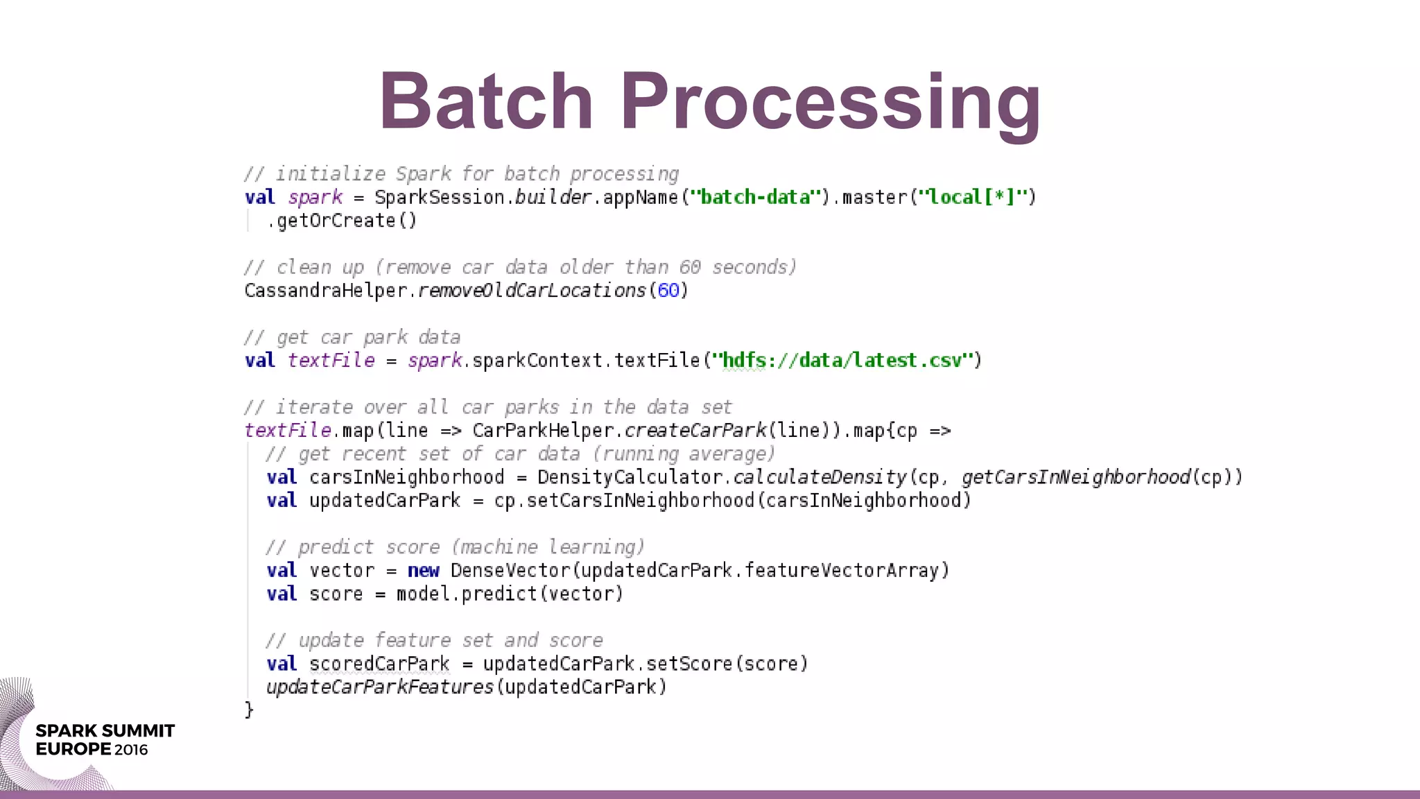 Batch Processing
 