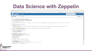 Data Science with Zeppelin
 