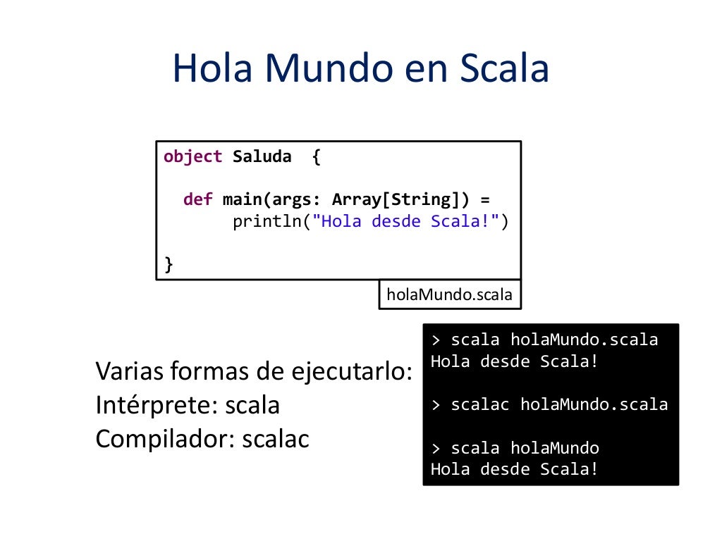 4 Introducción al lenguaje Scala