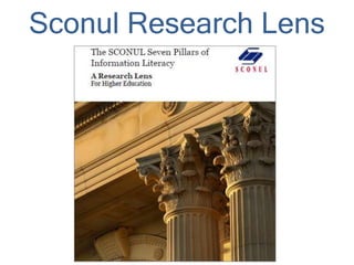 Sconul Research Lens
 