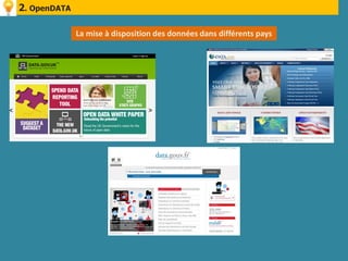 2. OpenDATA

              La mise à disposition des données dans différents pays
 