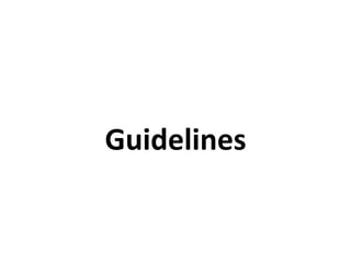 Guidelines<br />