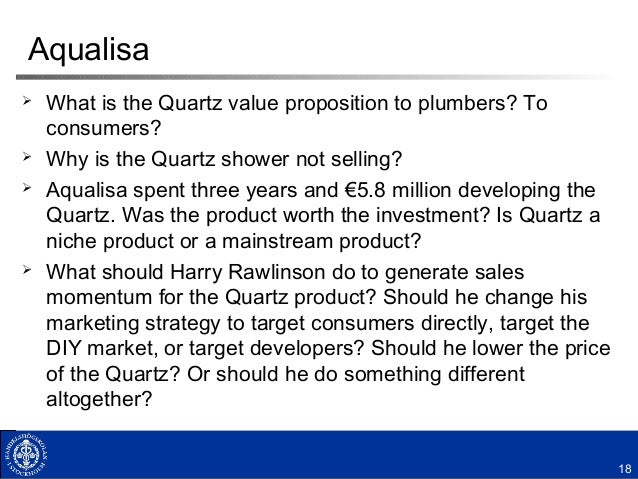 aqualisa spent three years and 5 8 million developing quartz was it worth the investment Course case studies aqualisa spent three years and €58 million developing the quartz was the product worth the investment is quartz a niche product or a. aqualisa spent three years and 5 8 million developing quartz was it worth the investment Course case studies aqualisa spent three years and €58 million developing the quartz was the product worth the investment is quartz a niche product or a.