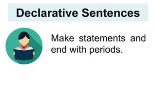 The Four Types of Sentences in English Language | PPTX