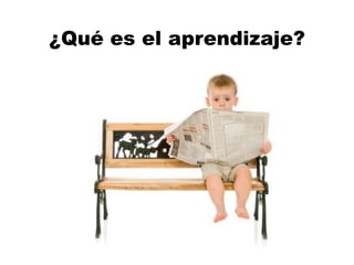 ¿Qué es el aprendizaje?