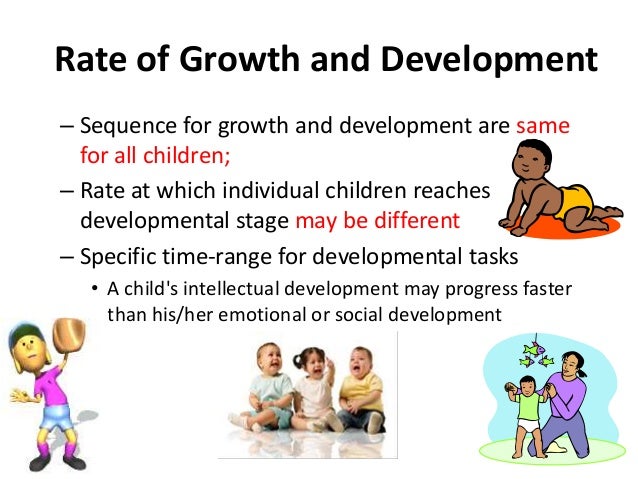 Difference Between Sequence And Rate Of Development