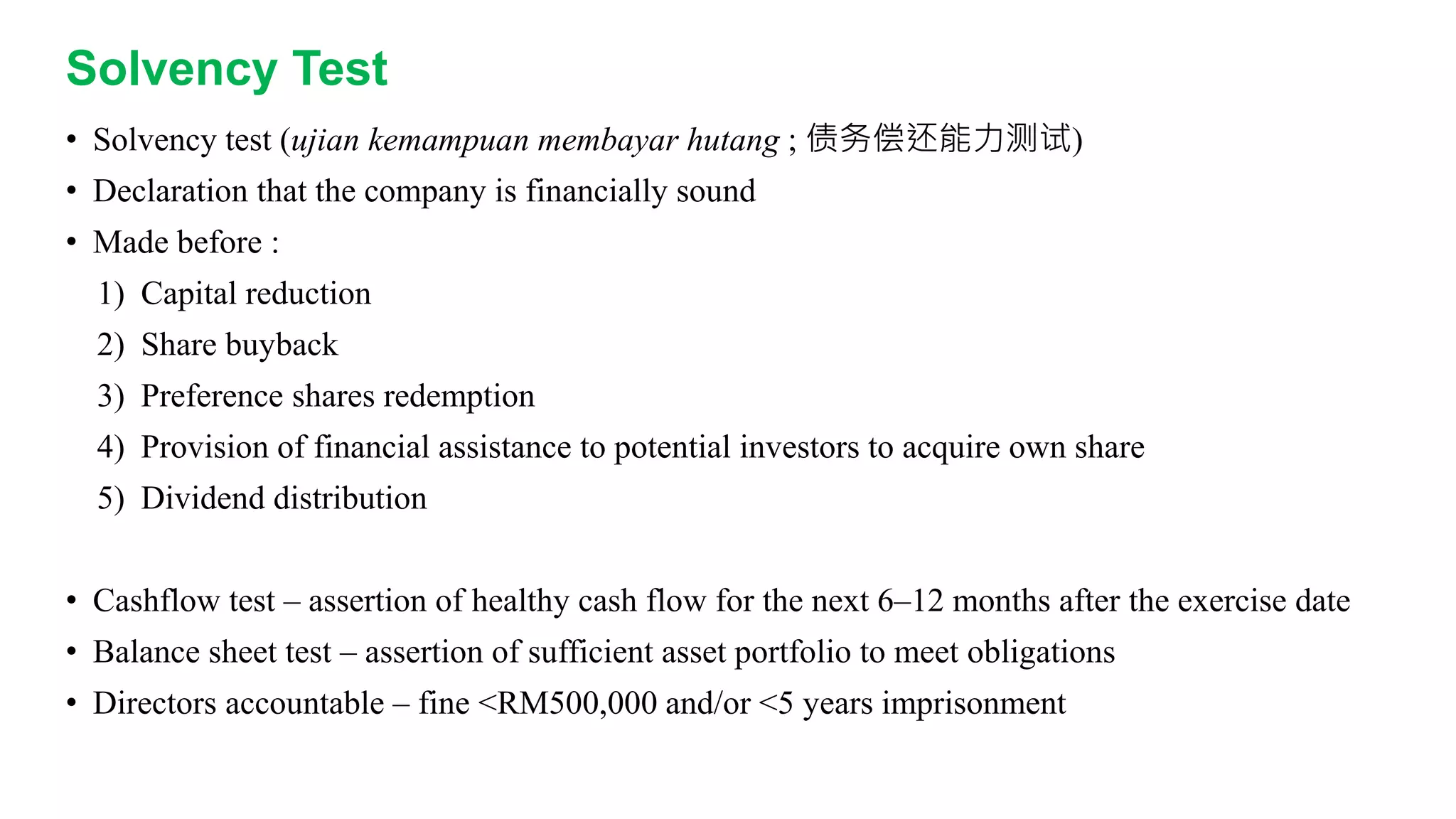 Share Capital & Capital Maintenance | PPTX