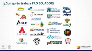 ¿Con quién trabaja PRO ECUADOR?
 