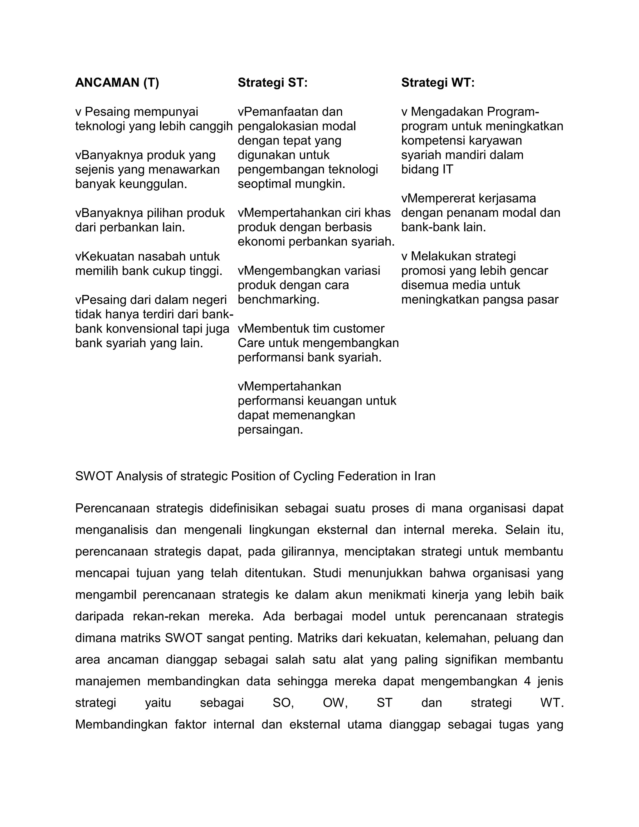 4,sm,nurul ihsani,hapzi ali,swot analisis,strategic management ...