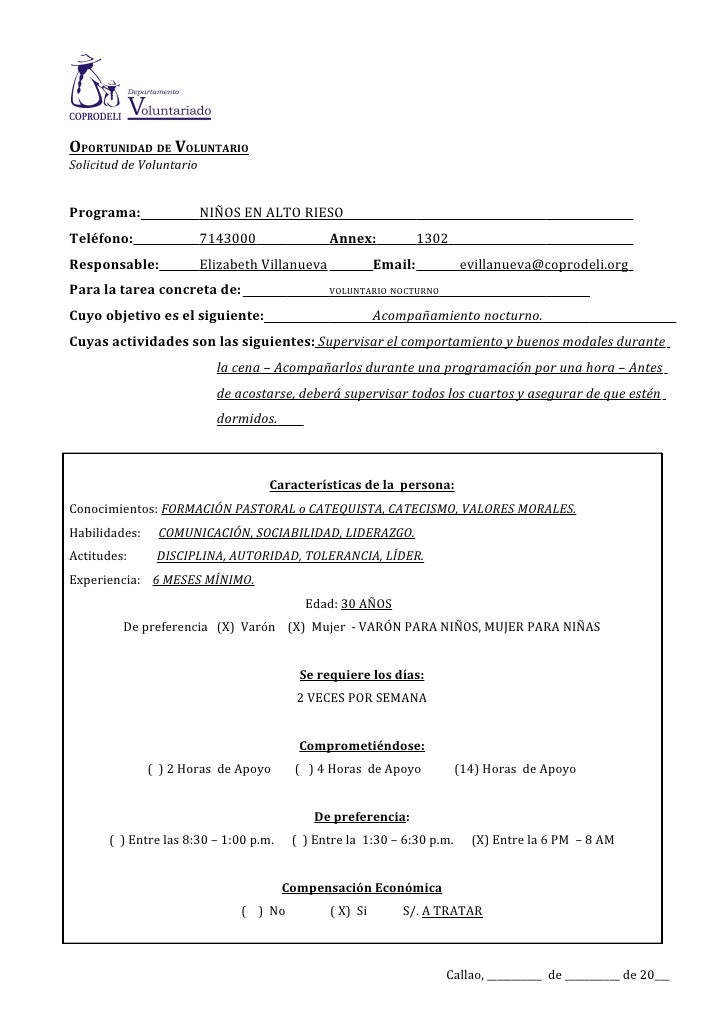 4 solicitud de voluntario nocturno