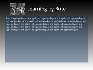 Mindmaps / Spider Diagrams Creating the Mindmap makes it memorable! 