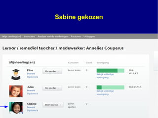 maat Sabine gekozen
 