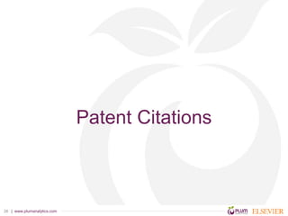 | www.plumanalytics.com26
Patent Citations
 